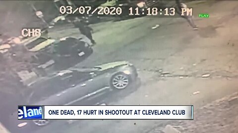 Surveillance footage shows frantic moments following deadly motorcycle club shooting in Cleveland