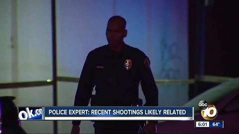 Police expert: Recent San Diego shootings likely related