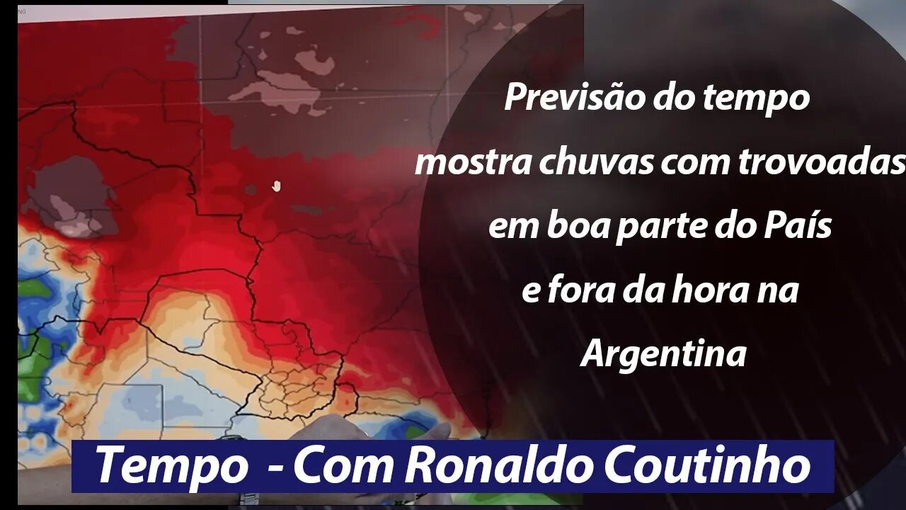 Previsão do tempo mostra chuvas com trovoadas em boa parte do País e fora da hora na Argentina