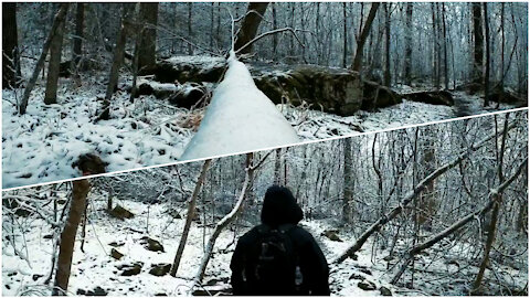 Snow Hike Round Top Mountain - Arkansas [ Feb. 2021 ]