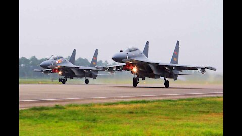US raises concern as China flies warplanes south of Taiwan