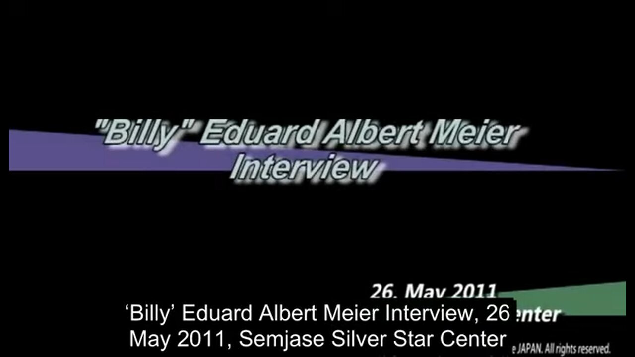 Billy Meier: Interview With Billy (Part 5)