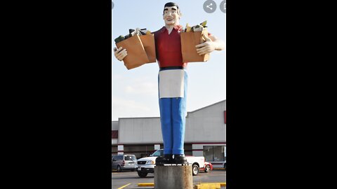 BIG JOHN STATUE in Eldorado, IL