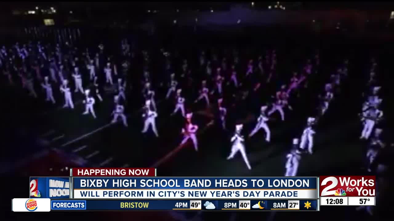 Bixby HS Band heads to London for New Year's Day Parade