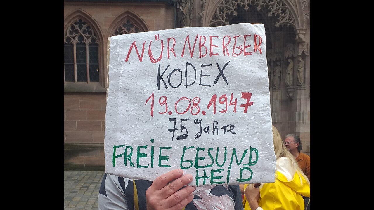 20.08.2022 Widerstand gegen Willkür - Nürnberger Kodex Nürnberg - Demozug der Studenten Teil 4