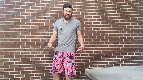 Men's Swim Trunks Board Beach Shorts Summer Elastic Waist Drawstring Hawaiian Shorts for Men Pockets