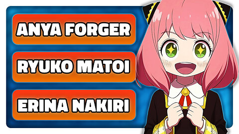 Anime Name Quiz [ Easy - Hard ] +40 Characters [ Anime Quiz ]