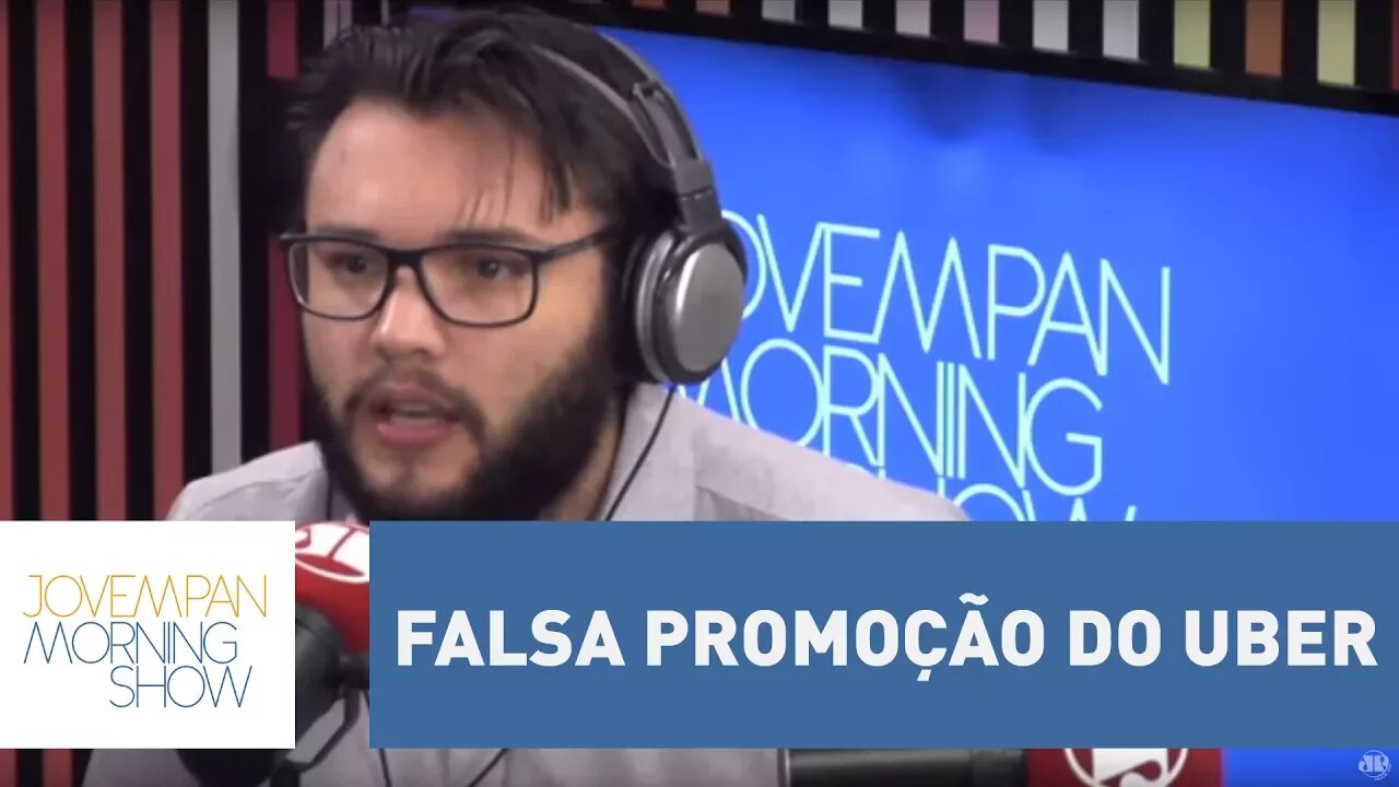 Falsa promoção do Uber é tática para roubar dados | Morning Show