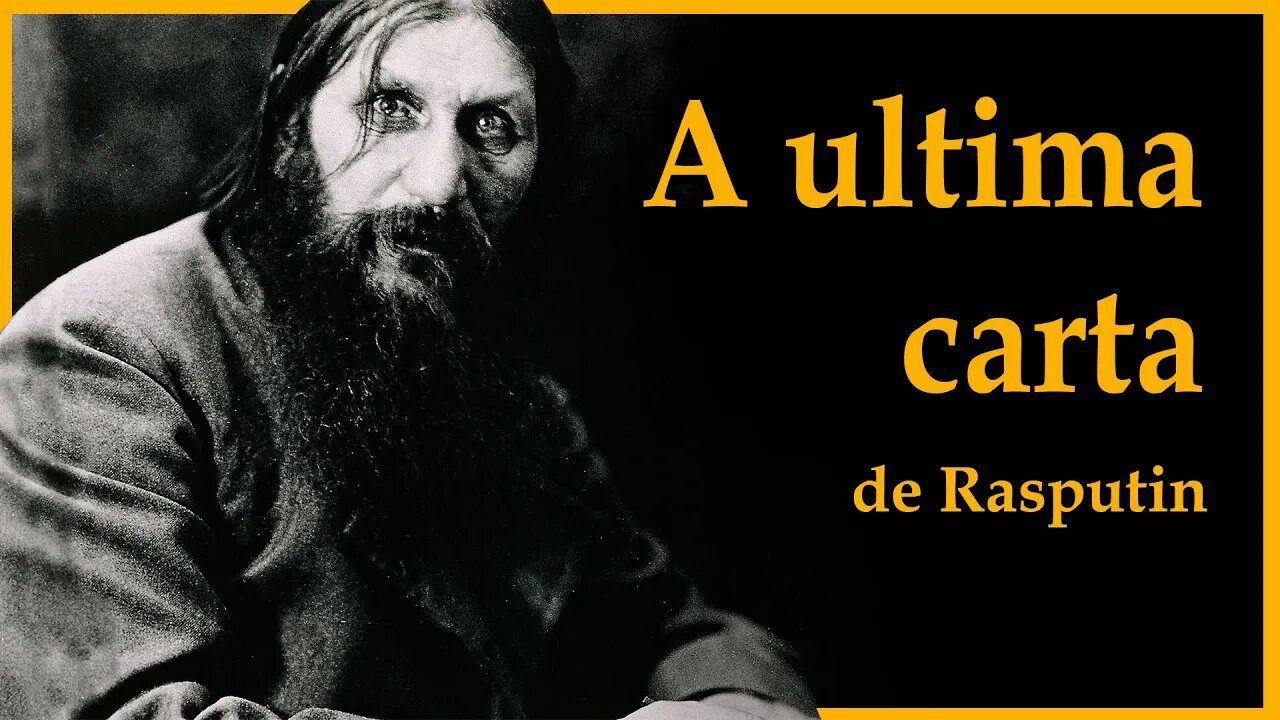 A ultima carta de rasputin para o tzar