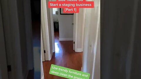 Start a furniture staging business // Hack Finance Series