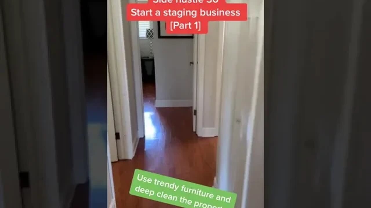 Start a furniture staging business // Hack Finance Series
