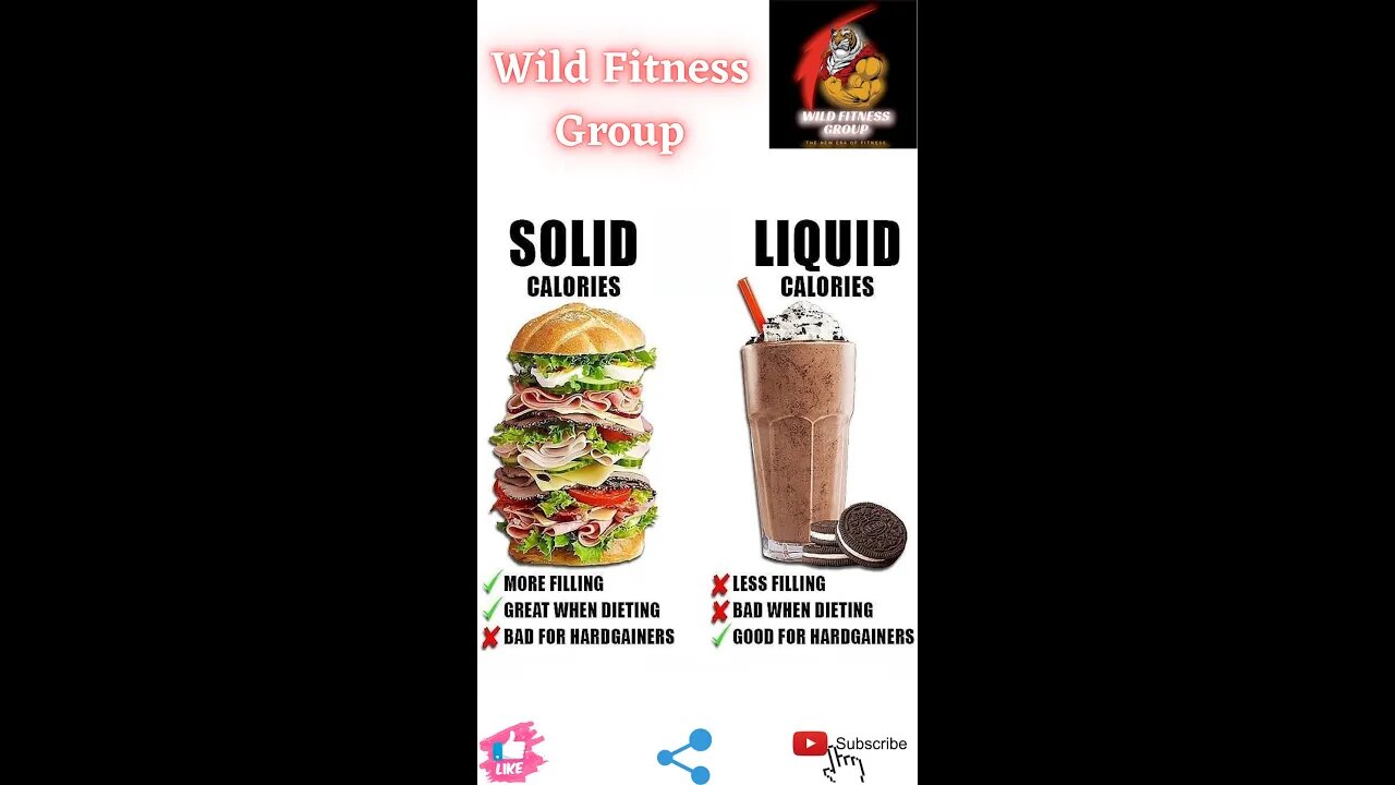 🔥Solid calories v/s liquid calories🔥#fitness🔥#wildfitnessgroup🔥#shorts🔥