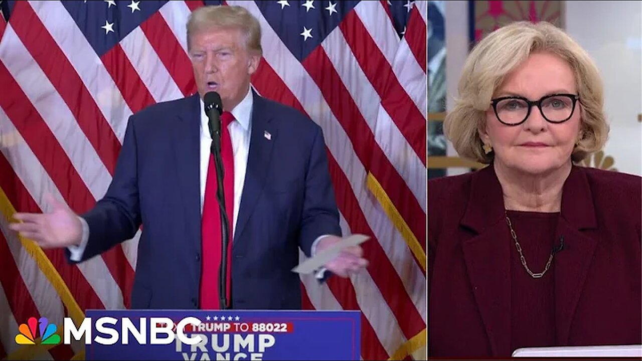 Claire McCaskill: 'What Trump said over the weekend deserves a headline'