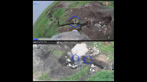 Avdiivka area: Russian FPV drone strikes against Ukrainian infantry