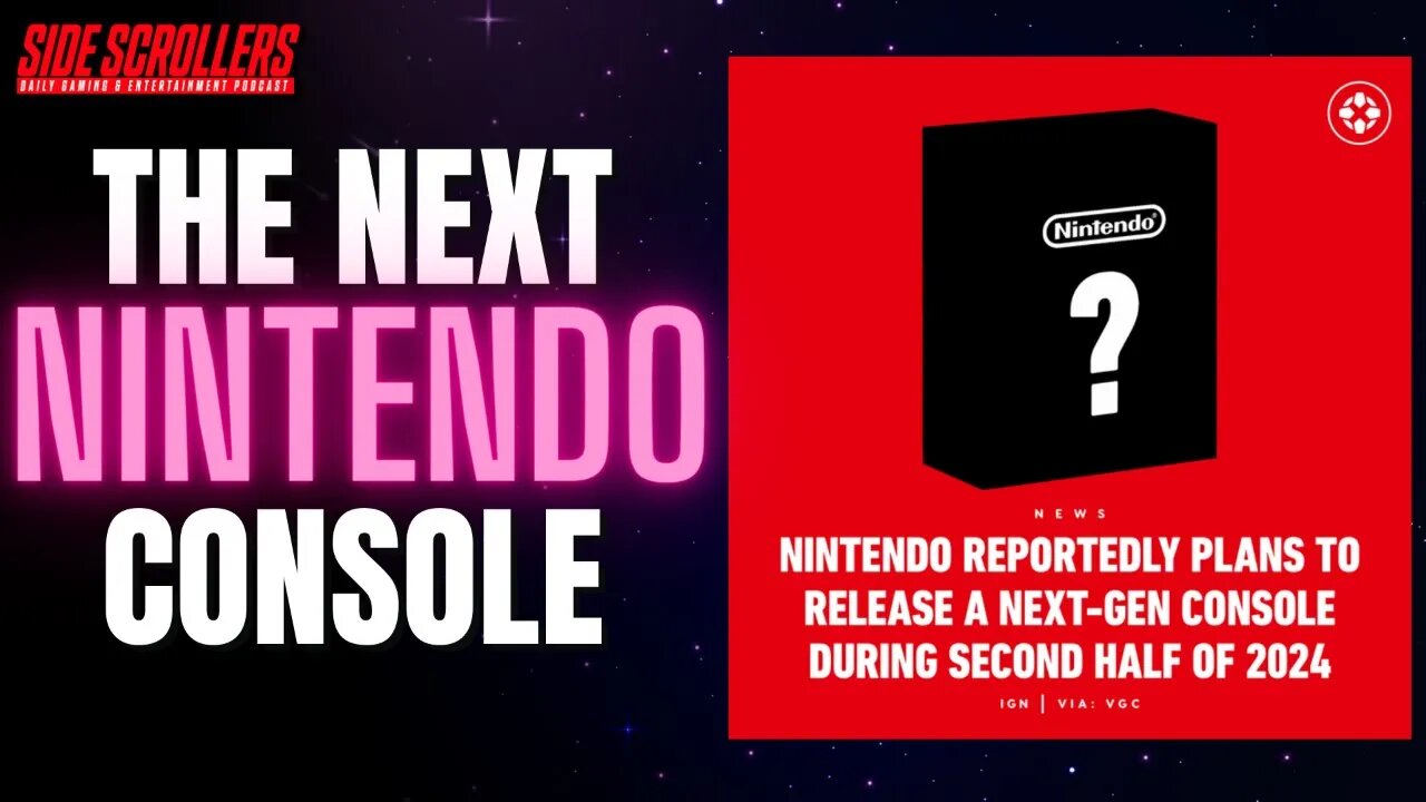 New Nintendo Console in 2024, Mark Hamill is a BABY, Anita Sarkeesian is DONE | Side Scrollers