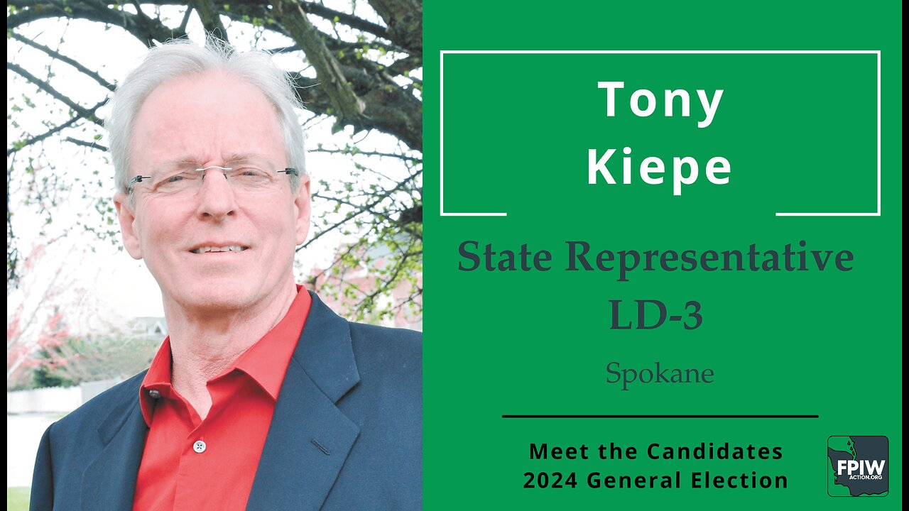 Tony Kiepe • State Rep, LD-3