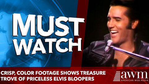 Crisp, color footage shows treasure trove of priceless Elvis bloopers