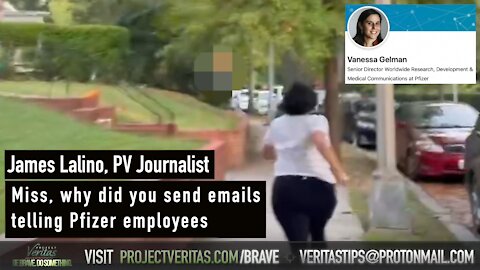 Veritas Exposing Vanessa Gelman - The Pfizzer Director run away!