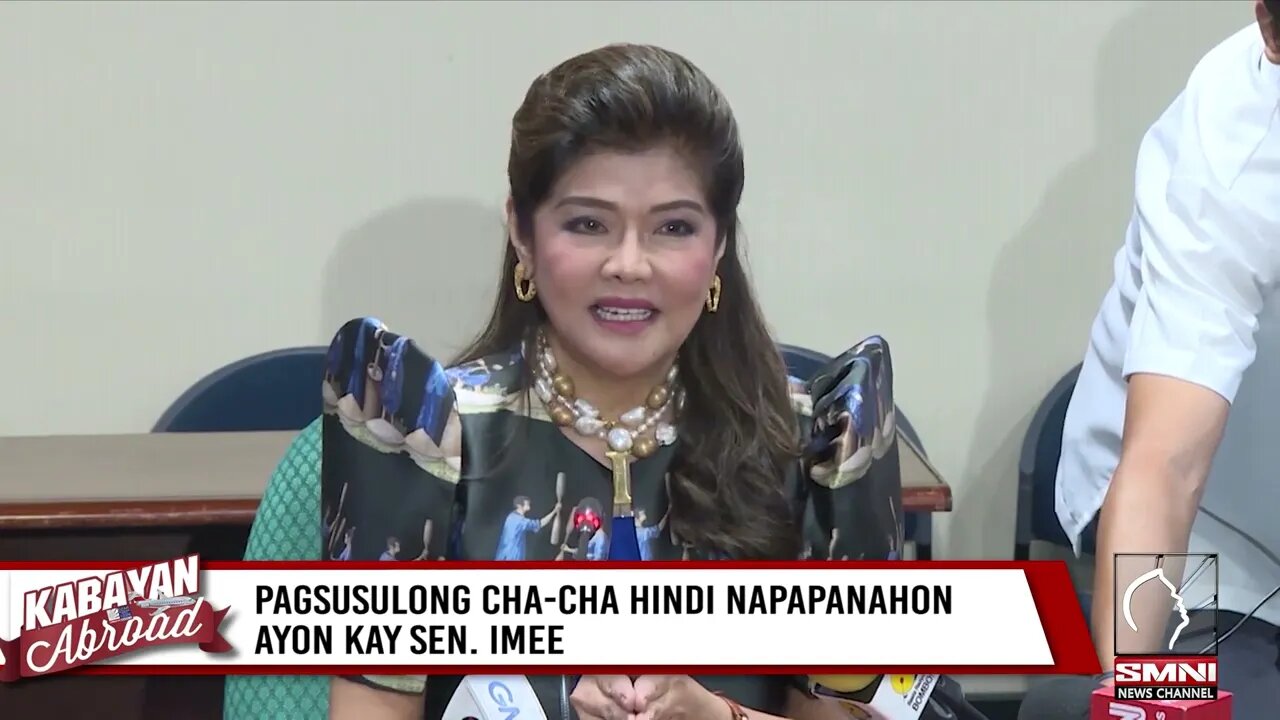 Charter Change, hindi pa napapanahon ayon kay Sen. Imee Marcos