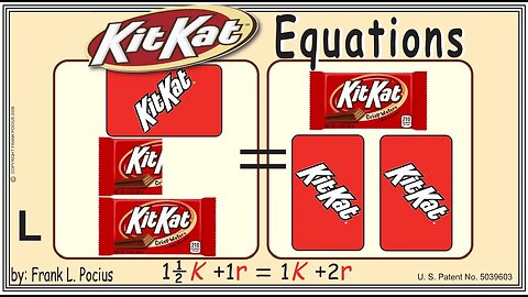 VISUAL KITKAT 1.5K+1r=1K+2r EQUATION _ SOLVING BASIC EQUATIONS _ SOLVING BASIC WORD PROBLEMS