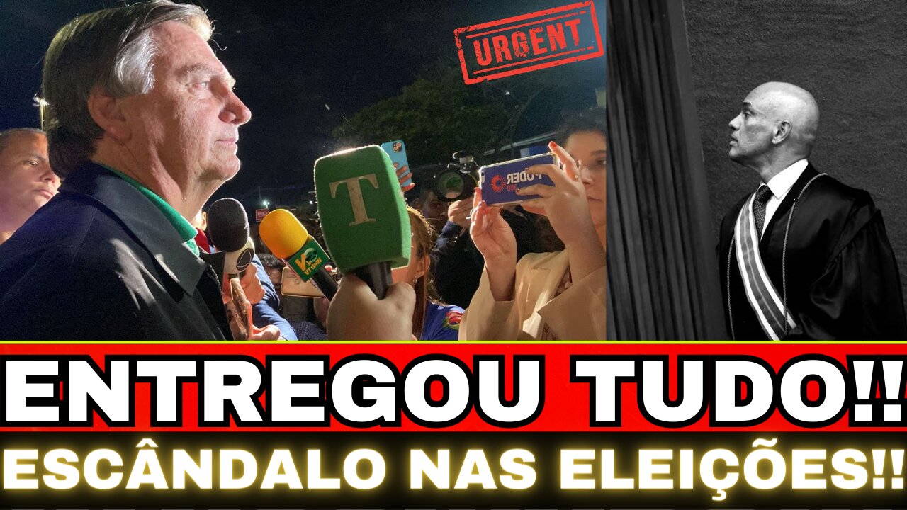 BOMBA!! BOLSONARO ENTREGA ESCÂNDALO DAS ELEIÇÕES!! ALERTA MÁXIMA...