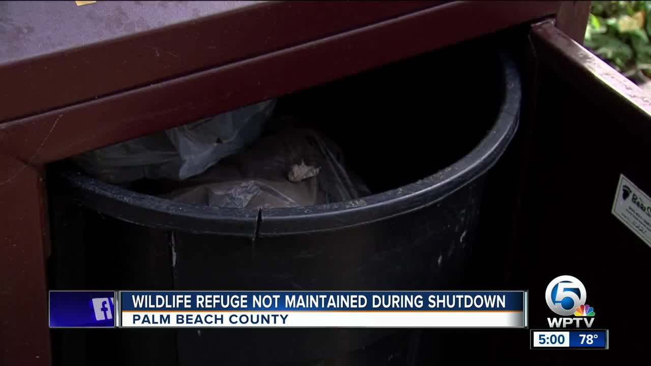 Local wildlife refuge not maintained during shutdown