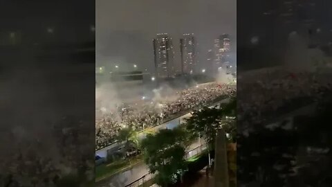 Torcida do Palmeiras indo pro Allianz para a partida contra o Boca pela Libertadores