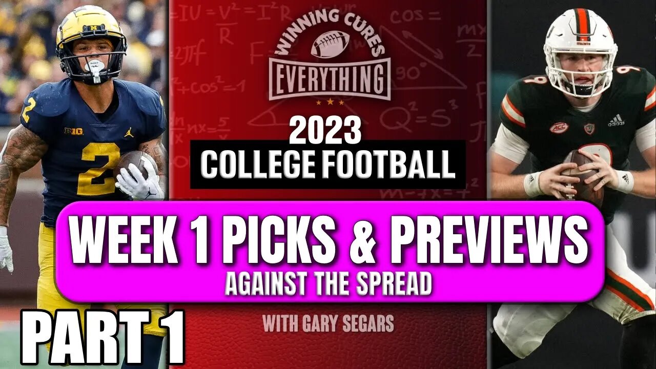 College Football Week 1 Predictions (Part 1) | Michigan State | Miami | Tennessee | Ohio State etc