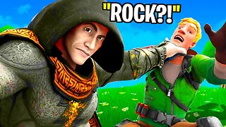 I Pretended To Be The ROCK In Fortnite