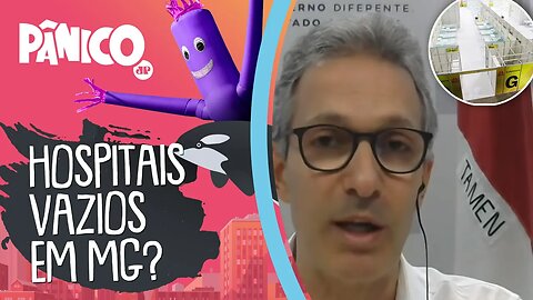 Hospitais de campanha estão VAZIOS em MG? Zema explica