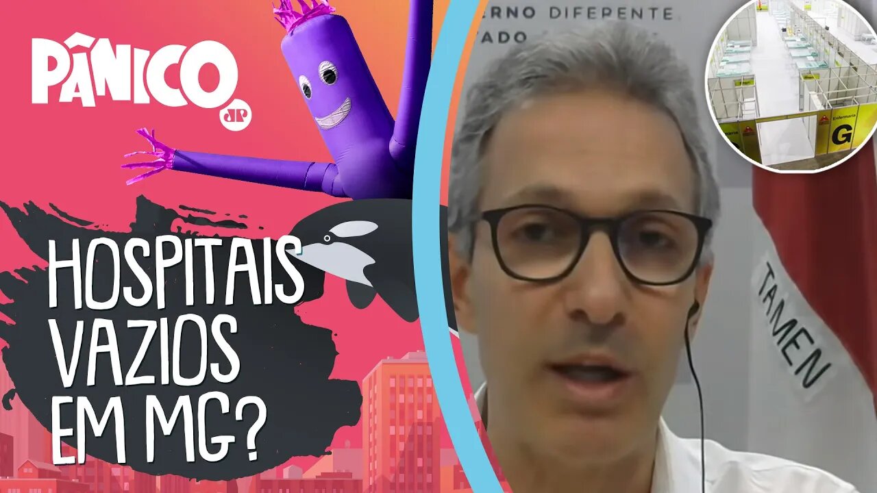 Hospitais de campanha estão VAZIOS em MG? Zema explica