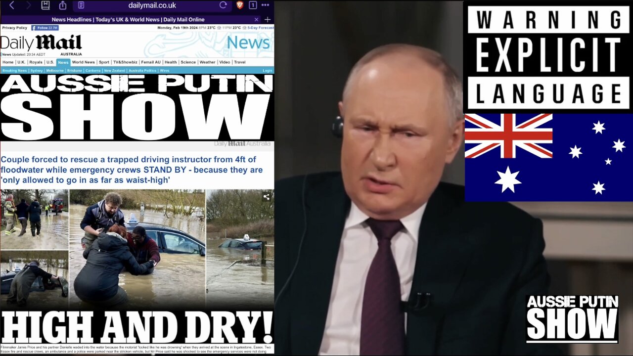 AUSSIE PUTIN | Reads the MSM News Headlines EXPLICIT LANGUAGE