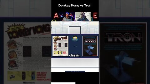 Arcade Battle #DonkeyKong vs #Tron #shorts