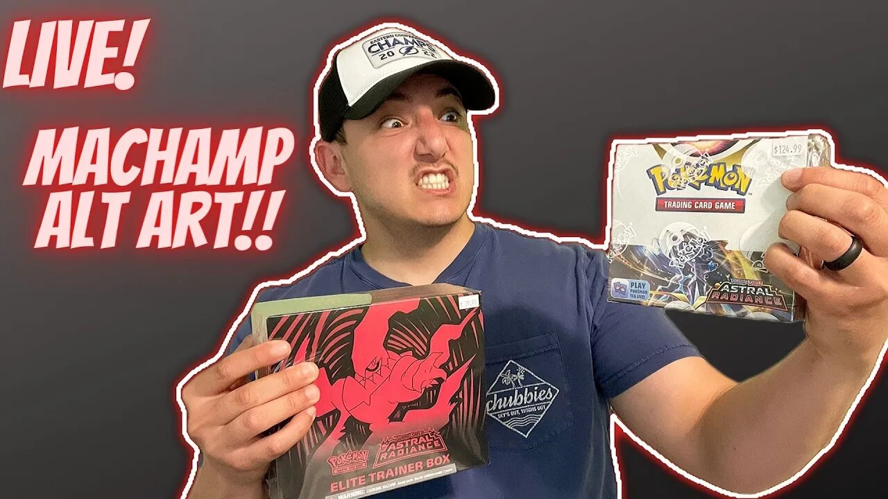 Hunting For Machamp V Alt Art! l Can We Get To 250 Subs?! l LIVE