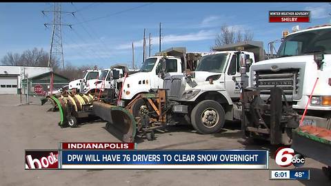Road crews resting up for overnight snow