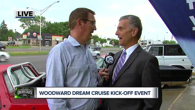 Kicking off the Woodward Dream Cruise