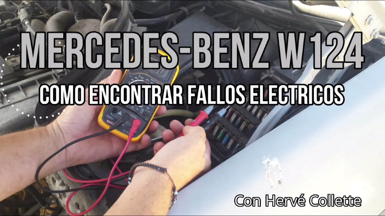 Mercedes W124 - Como encontrar los fallos electricos Tutorial