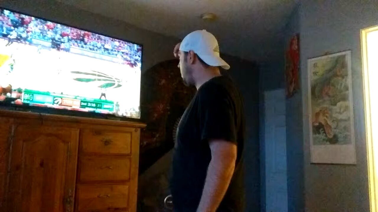 Husband NBA freak out!