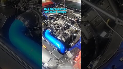 dyno results - 2017 twin turbo mustang gt on e85 and 9psi of boost.