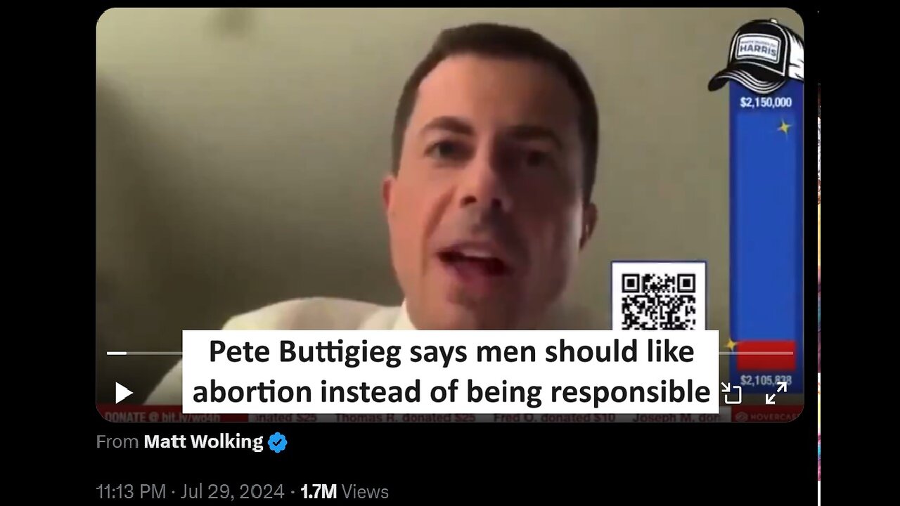 Pete Buttigieg says men are freer with abortion, goes viral