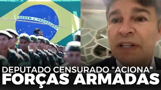 Deputado "aciona" Forças Armadas e pede GLO