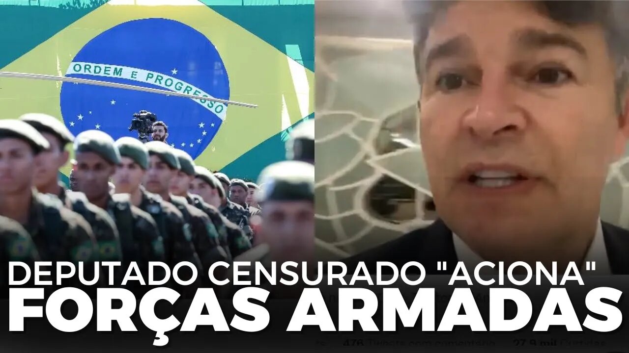 Deputado "aciona" Forças Armadas e pede GLO