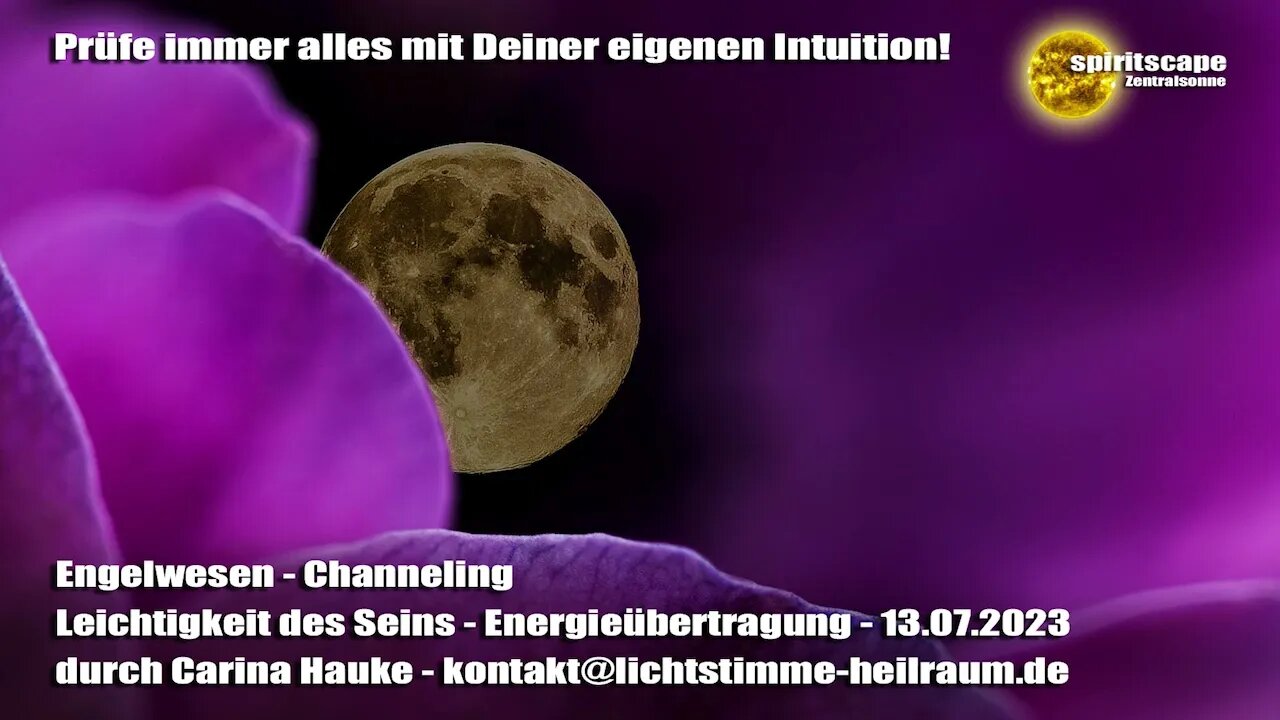 Engelwesen - Leichtigkeit des Seins - Energieübertragung - Channeling - Carina Hauke