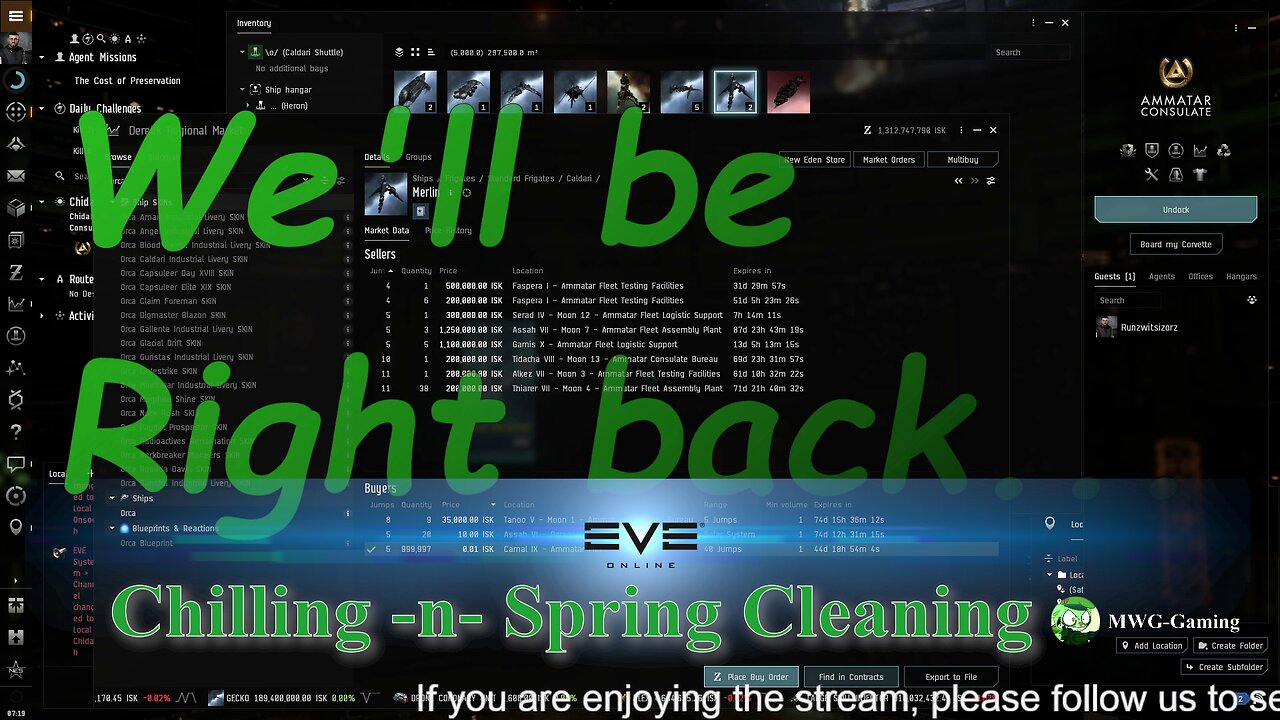 Eve Online- Chillin, Killin, Cleanin