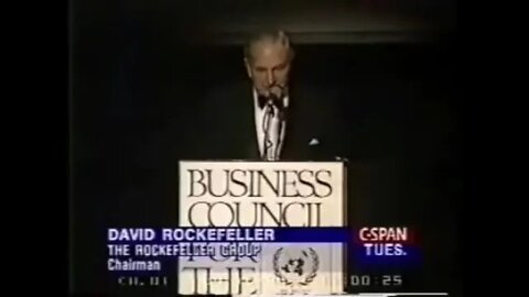 David Rockefeller On The Pulpit