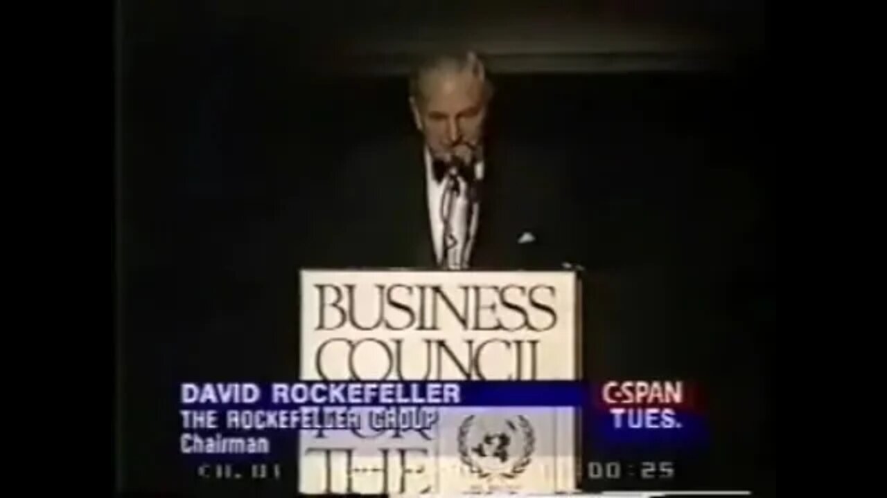 David Rockefeller On The Pulpit