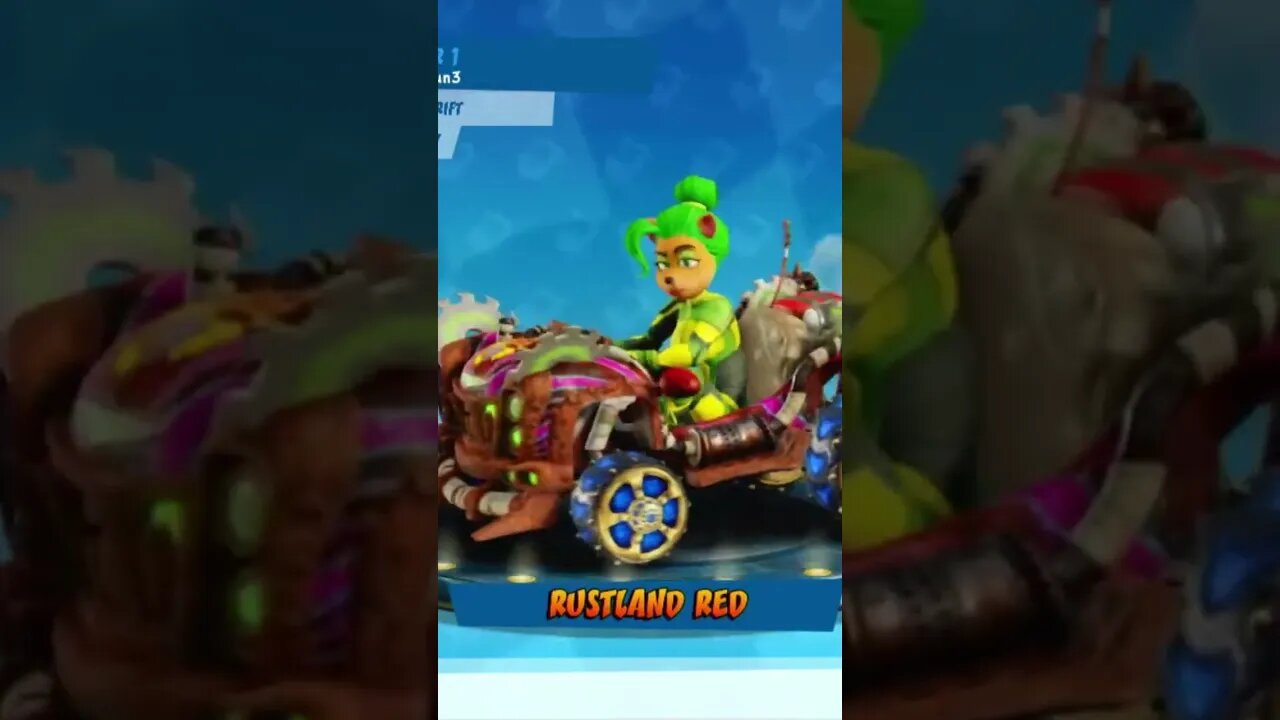 Rustland Red Paint Job Showcase - Crash Team Racing Nitro-Fueled (Nintendo Switch)