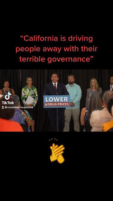 “California is driving people away with their terrible governance” Ron DeSantis roasts Newsom