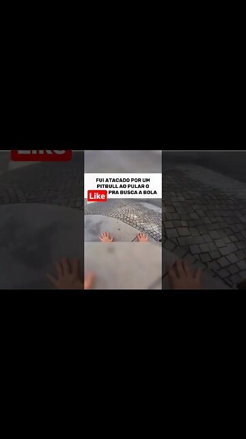 Parkour Boy foi atacado por um Pitbull ao pular muro para pegar bola #parkour #pitbull #fitness