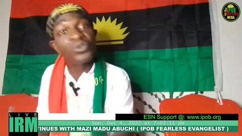 Ipob Awareness Campaign Continues With Mazi MaduAbuchi ( IPOB FEARLESS EVANGELIST )